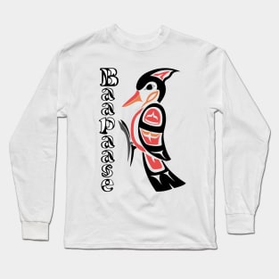 Red-Headed Woodpecker (Baapaase) Long Sleeve T-Shirt